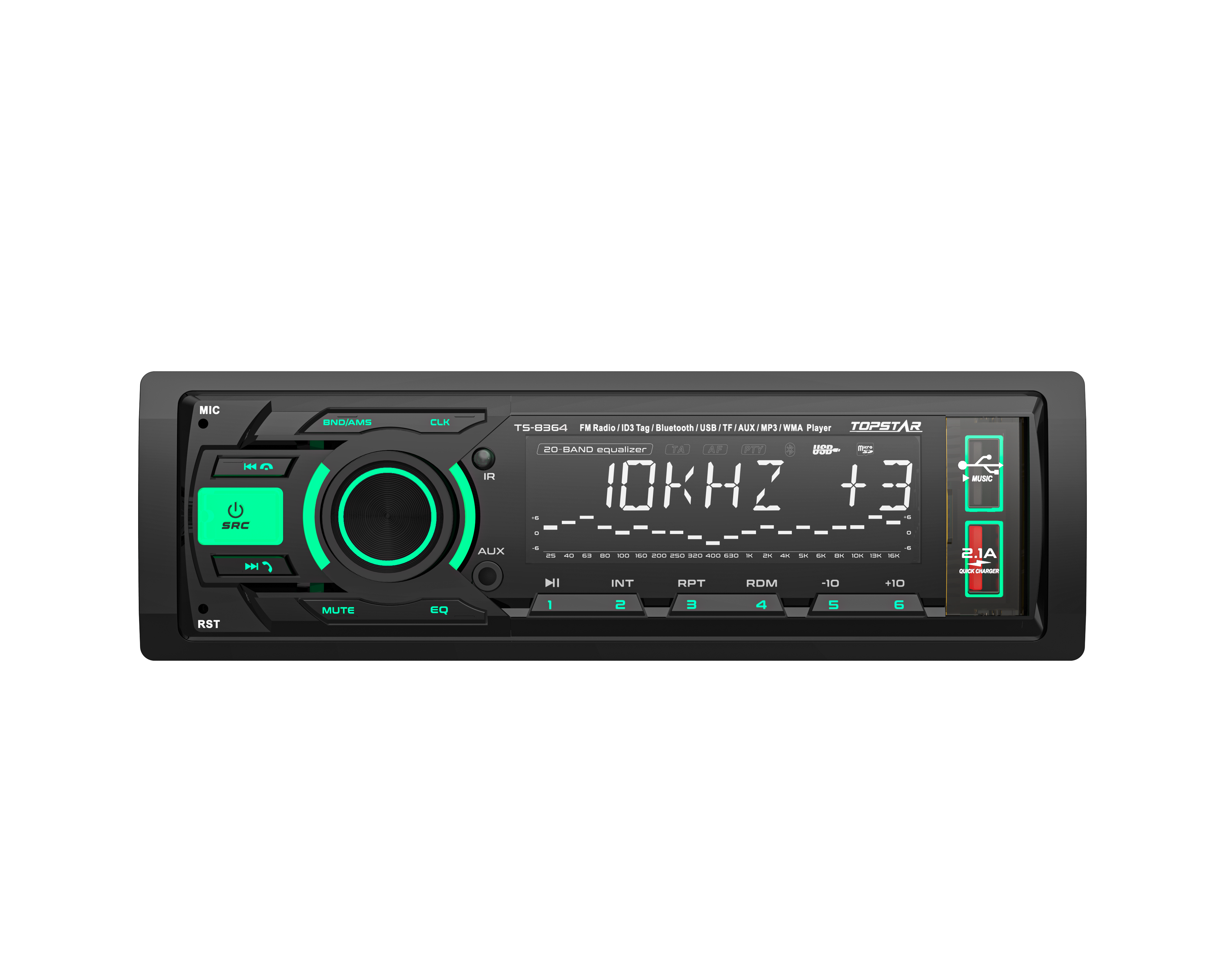  MP3 Player Car Stereo with Remote Control