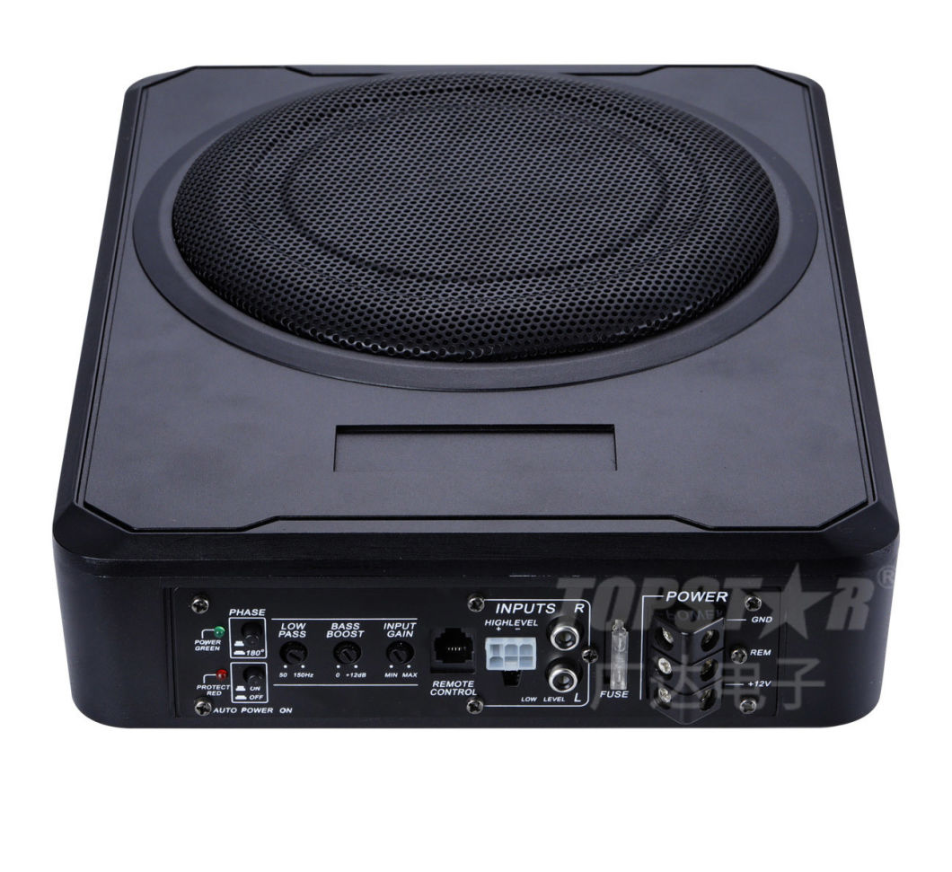 Woofer Sound System Amplifier Subwoofer 10 Inch High Power Under Seat Car Subwoofer Active Car