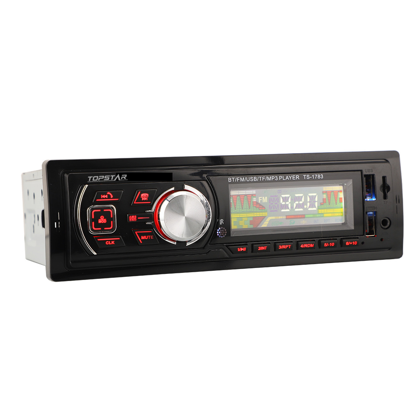 Car LCD Player FM Transmitter Audio One DIN MP3 Player Fixed Panel MP3 Car USB Player Single DIN Fixed Panel Car Player