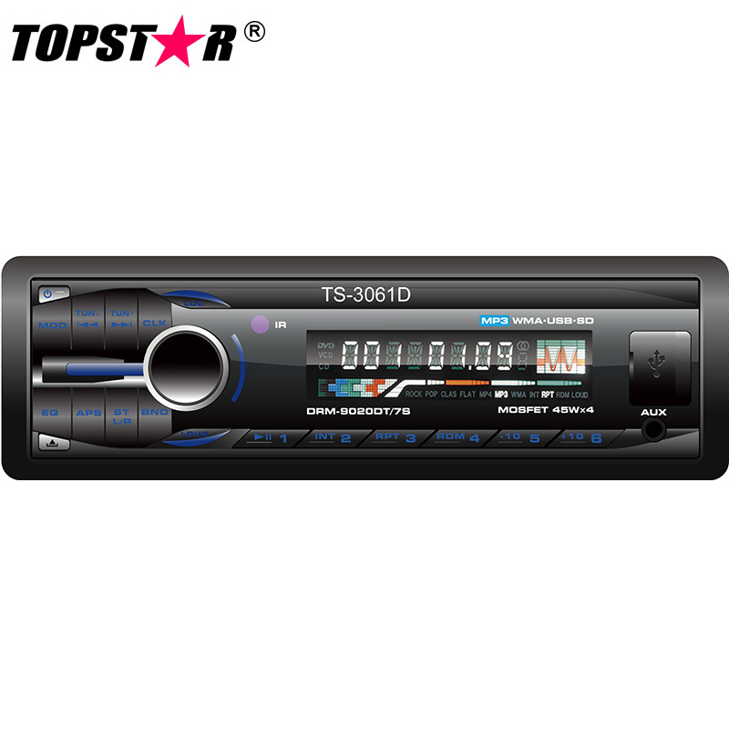MP3 Player Car Charger Detachable Panel Car USB Player Car MP3 Player