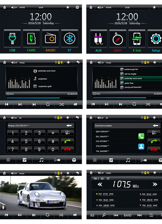 7.0inch Double DIN 2DIN Car MP5 Player with Android System