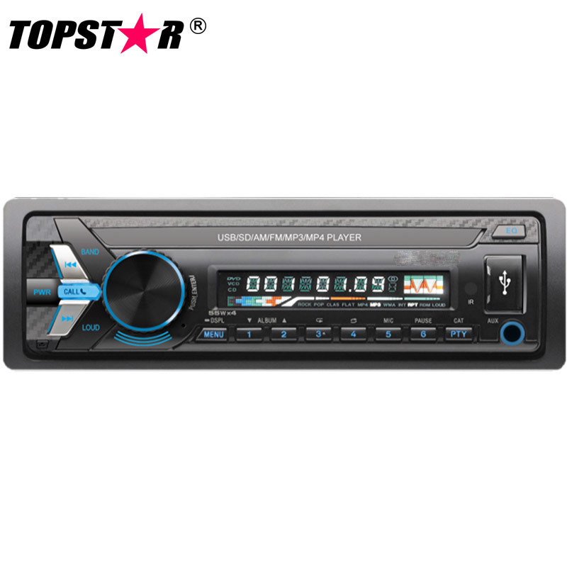 One DIN Detachable Panel Car Video Car MP3 Player
