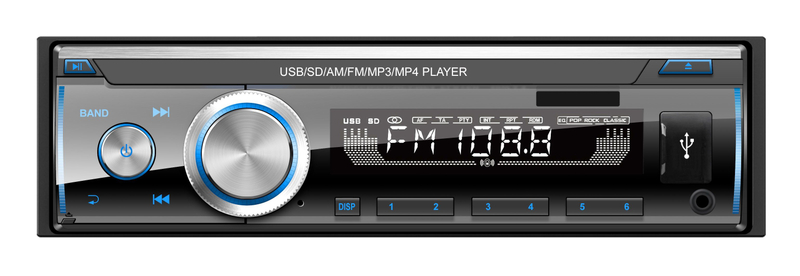 Car Audio Car Accessories One DIN Detachable Panel Car MP3 Player
