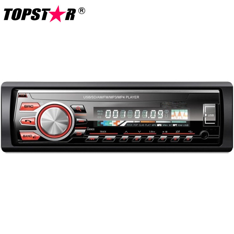 Car LCD Player Auto Audio Detachable Panel Car MP3 Player with Bluetooth
