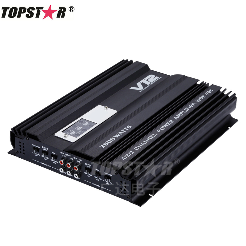 4 Channel 12V 4ohm Truck Car Audio Power Stereo Amplifier AMP Speaker Metal Car Amplifier Car Subwoofer