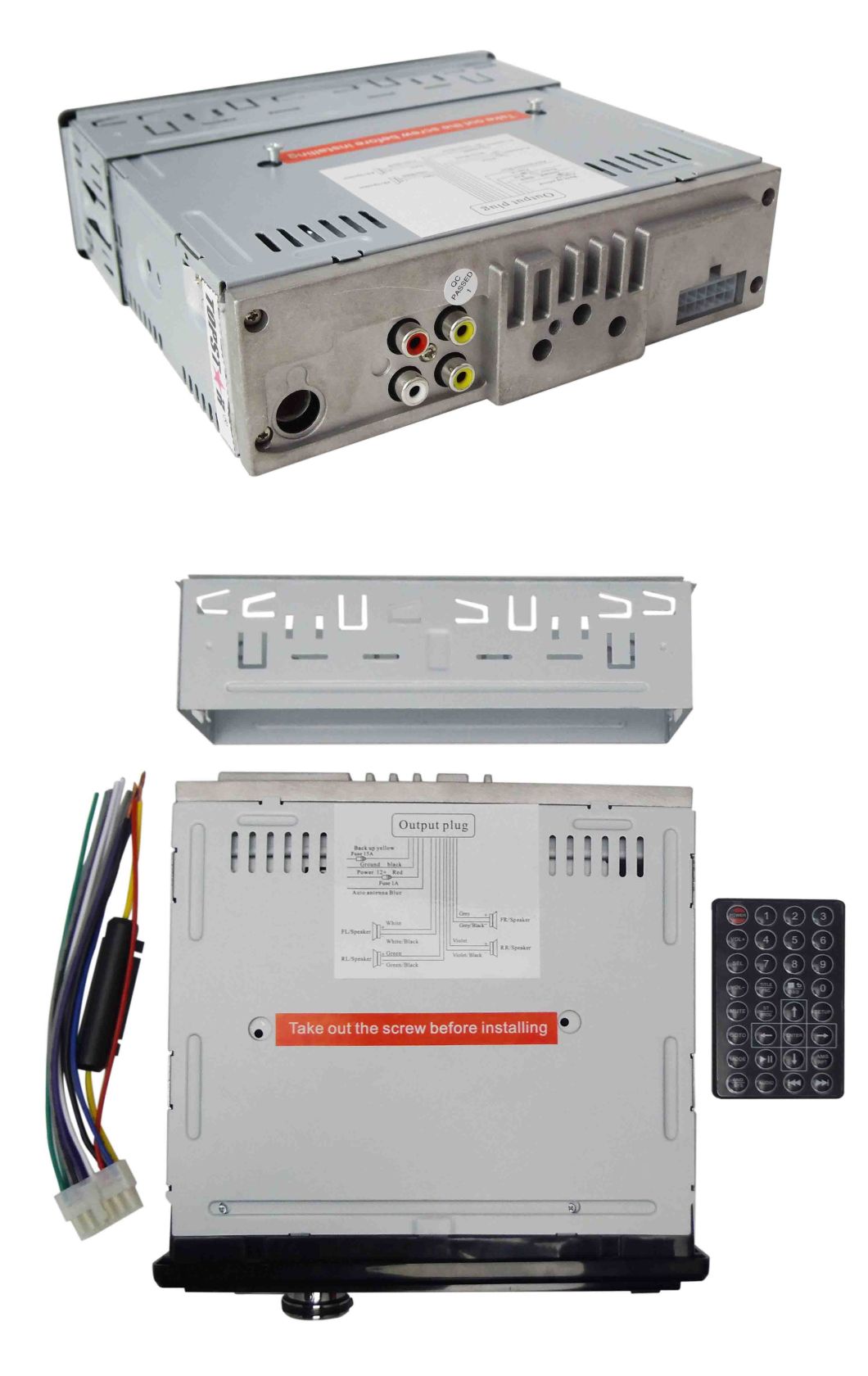 One Din Car MP3 Player