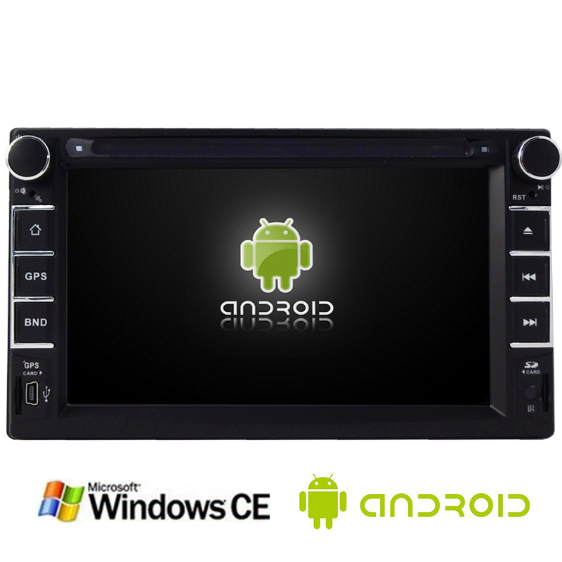 Auto Audio Car Android Player 6.2inch Double DIN 2DIN Car DVD Player with Wince System