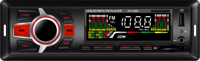 Fixed Panel Car MP3 Player Ts-1069f